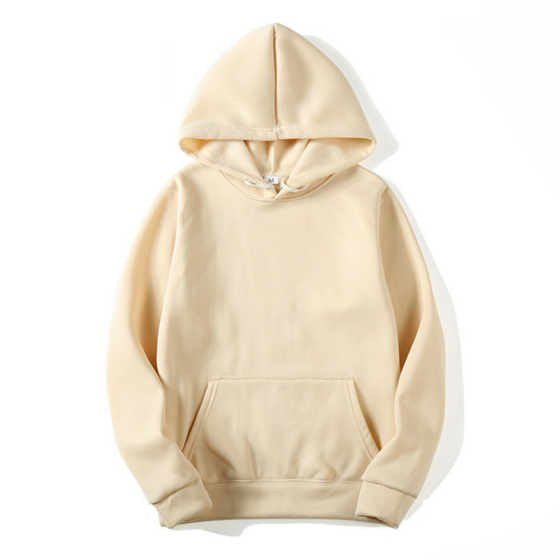 Herren Kapuzenpullover mit hoodie für kalte Tage - Gelb