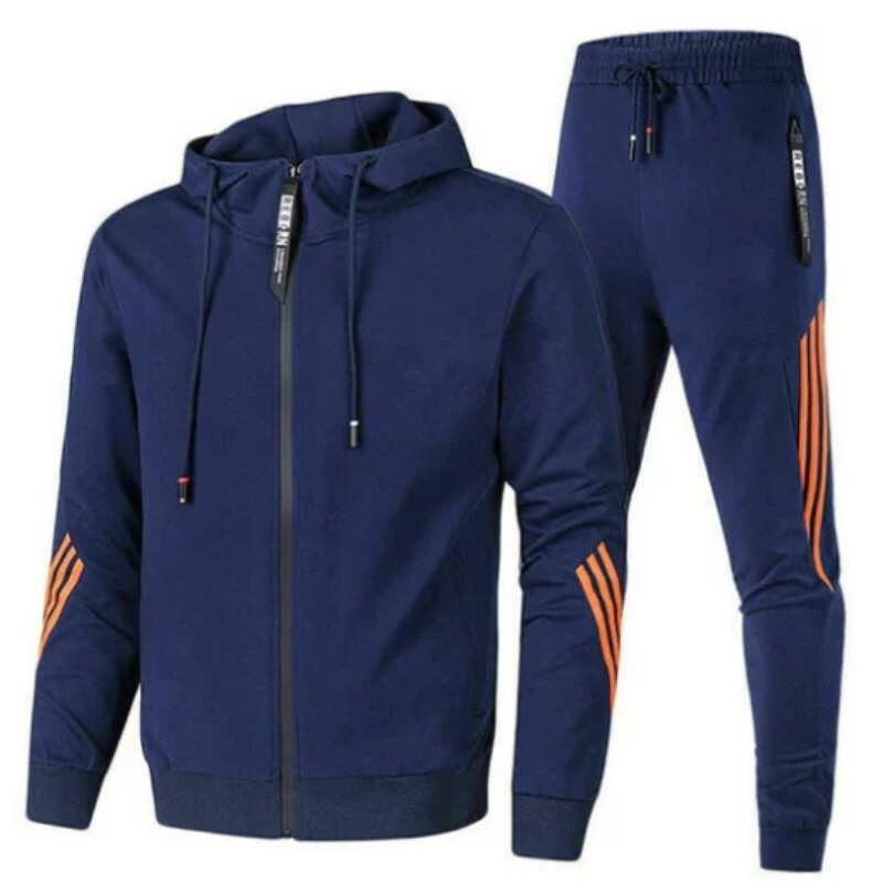 Herren Kapuzenpullover mit Kapuze für den Alltag - Marineblau
