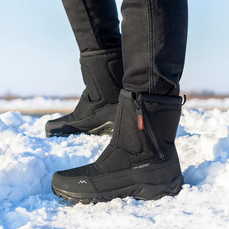 Herren mittelhohe Schneestiefel