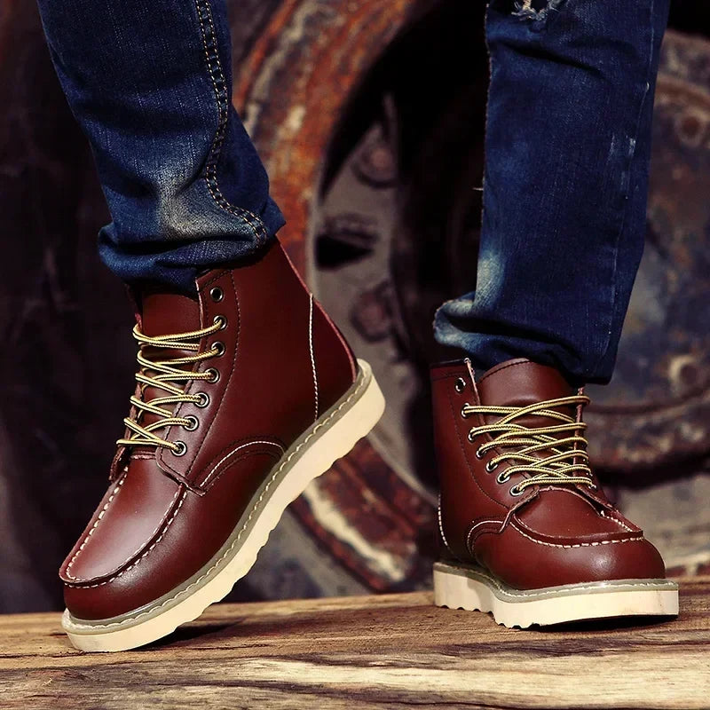 Herren Mokassin-Stiefeletten