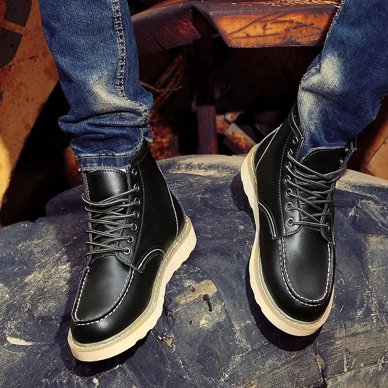 Herren Mokassin-Stiefeletten