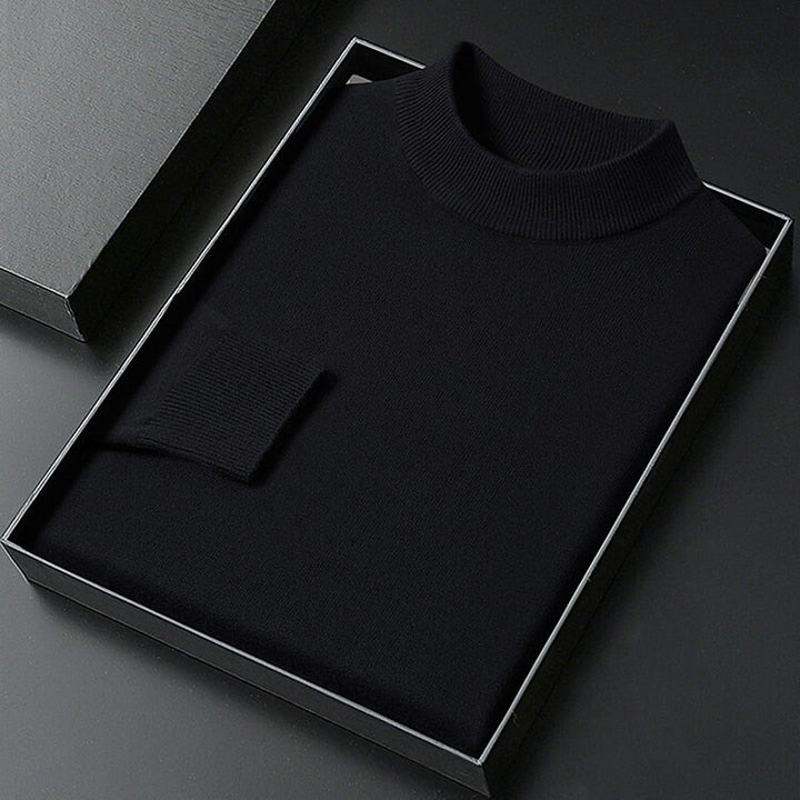 Maxwell | Refined Mock-Neck Sweater