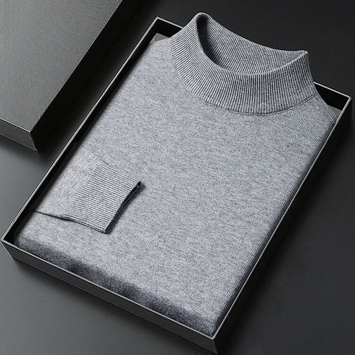 Maxwell | Refined Mock-Neck Sweater