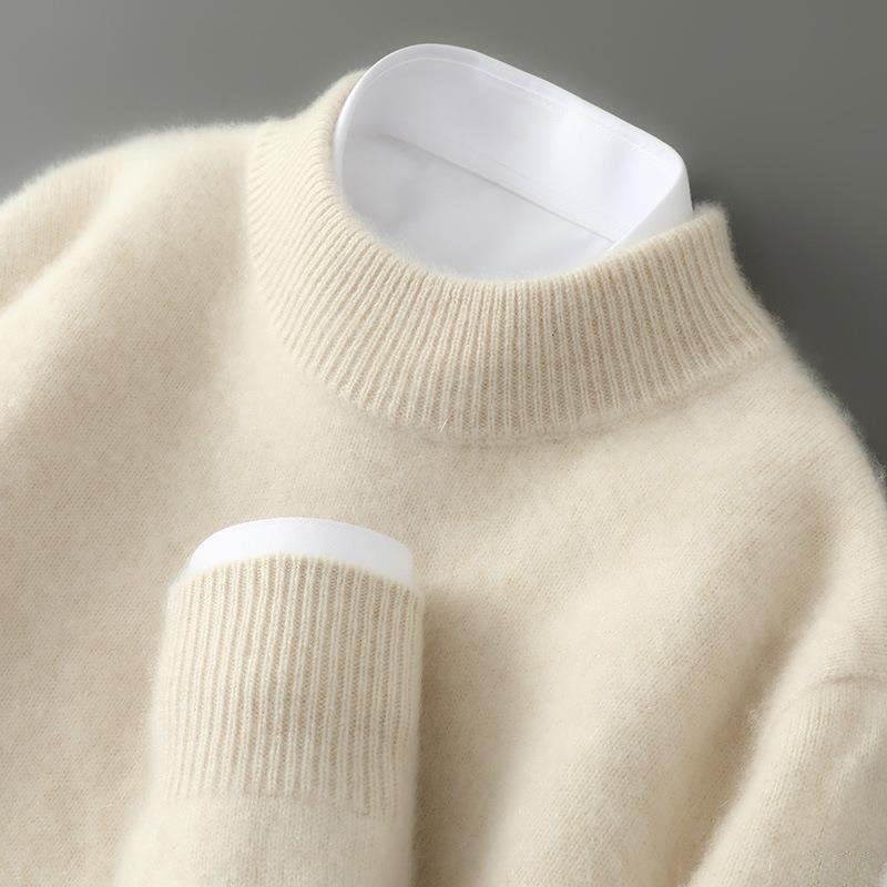 Herren Pullover mit rundem Ausschnitt