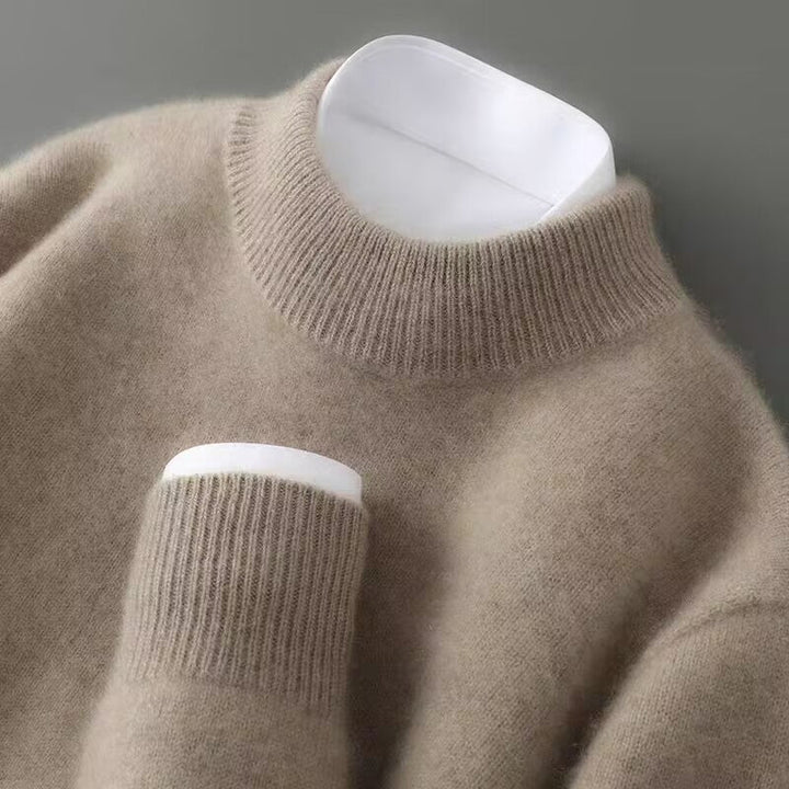 Herren Pullover mit rundem Ausschnitt