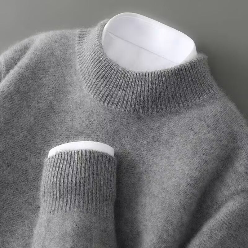 Herren Pullover mit rundem Ausschnitt