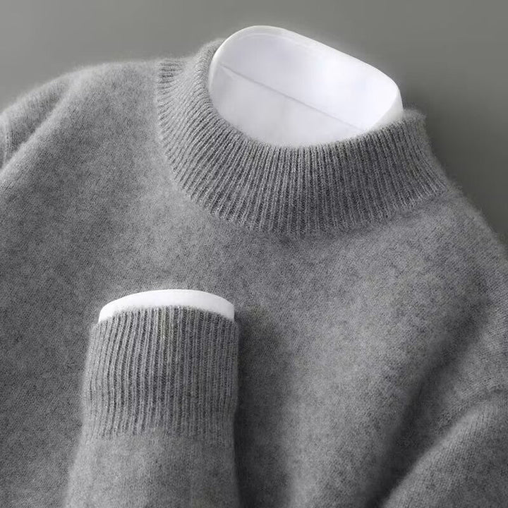 Herren Pullover mit rundem Ausschnitt