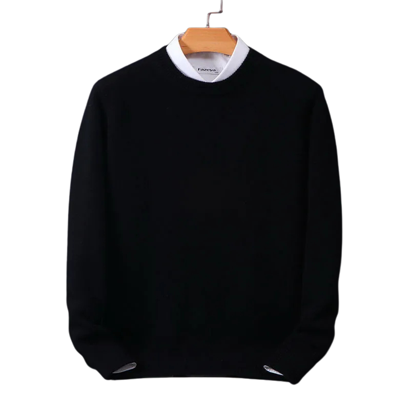 Herren Pullover mit Rundhalsausschnitt in sechs Farben