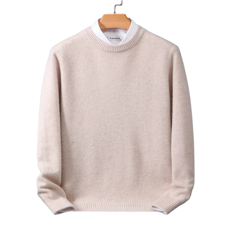 Herren Pullover mit Rundhalsausschnitt in sechs Farben