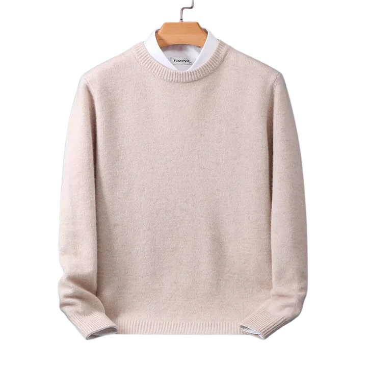 Herren Pullover mit Rundhalsausschnitt in sechs Farben