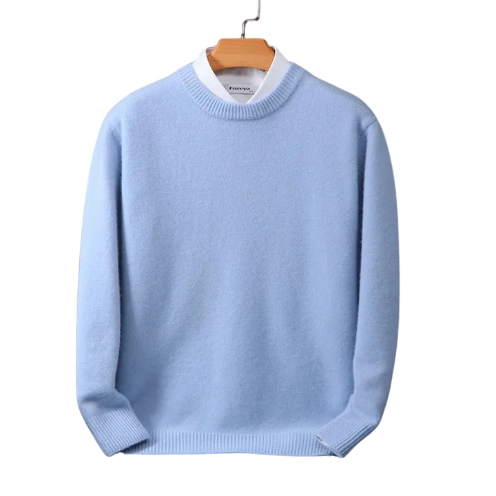 Herren Pullover mit Rundhalsausschnitt in sechs Farben