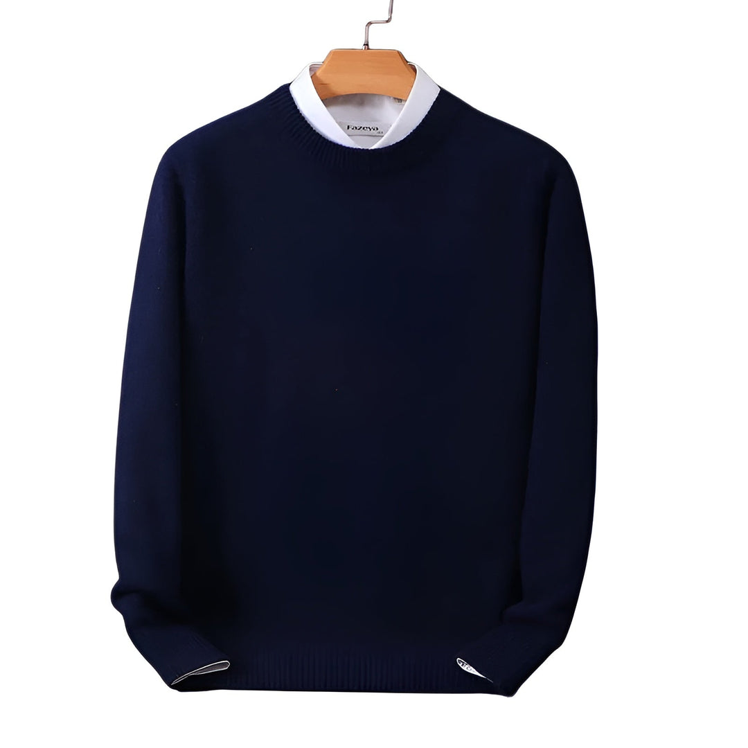 Herren Pullover mit Rundhalsausschnitt in sechs Farben