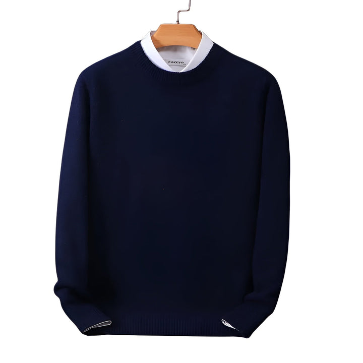 Herren Pullover mit Rundhalsausschnitt in sechs Farben