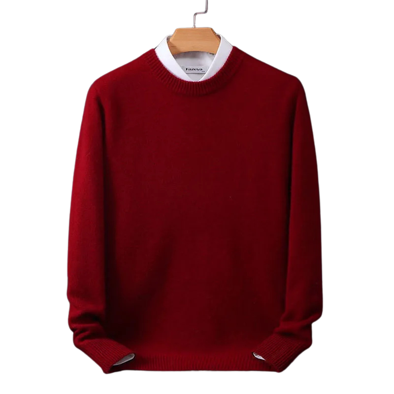 Herren Pullover mit Rundhalsausschnitt in sechs Farben