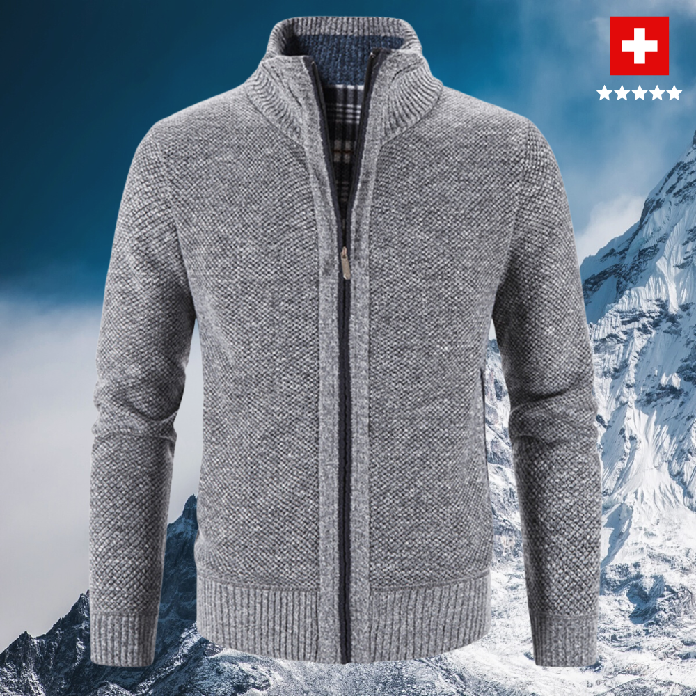 Herren Pullover mit Winter-Design für kalte Tage - Blau