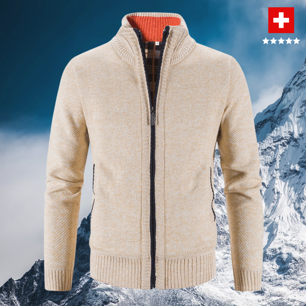 Herren Pullover mit Winter-Design für kalte Tage - Blau