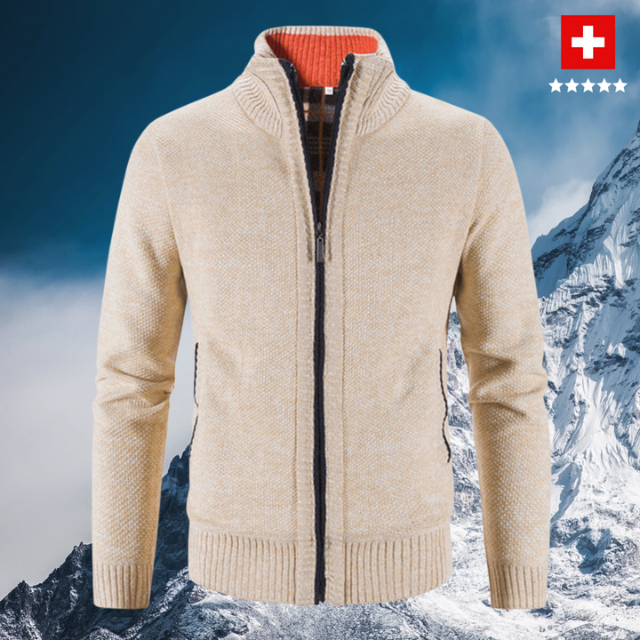 Herren Pullover mit Winter-Design für kalte Tage - Blau