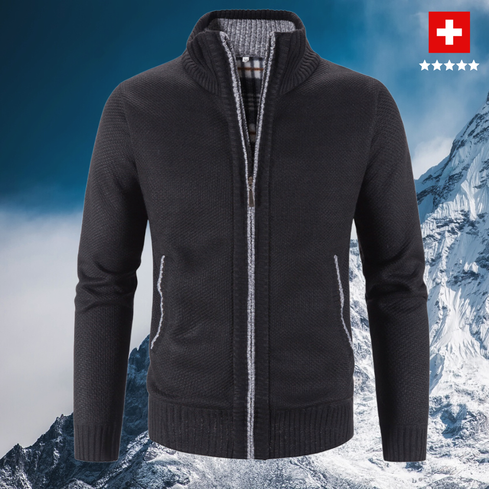 Herren Pullover mit Winter-Design für kalte Tage - Blau
