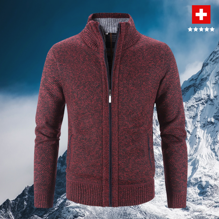 Herren Pullover mit Winter-Design für kalte Tage - Blau