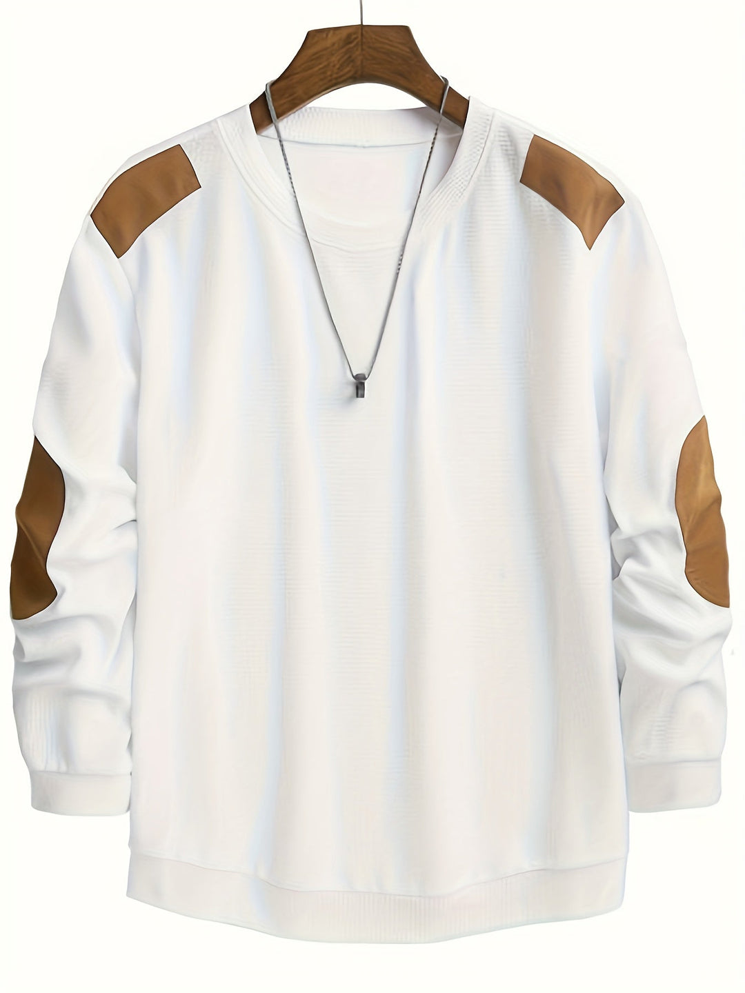 Oliver | Elbow-Patch Waffle-Knit Jumper