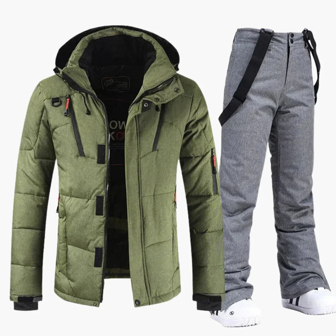 Herren Skijacke mit passender Hose im Set