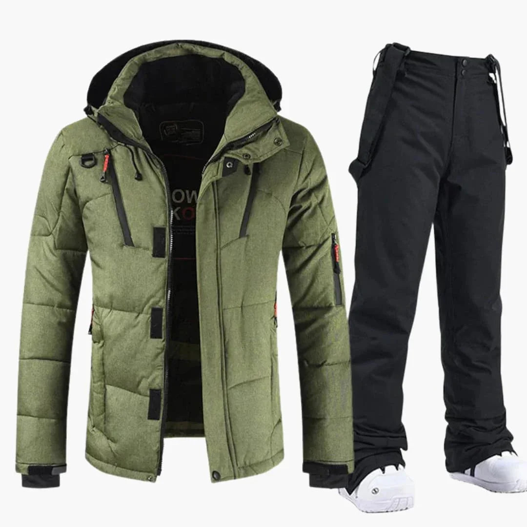 Herren Skijacke mit passender Hose im Set