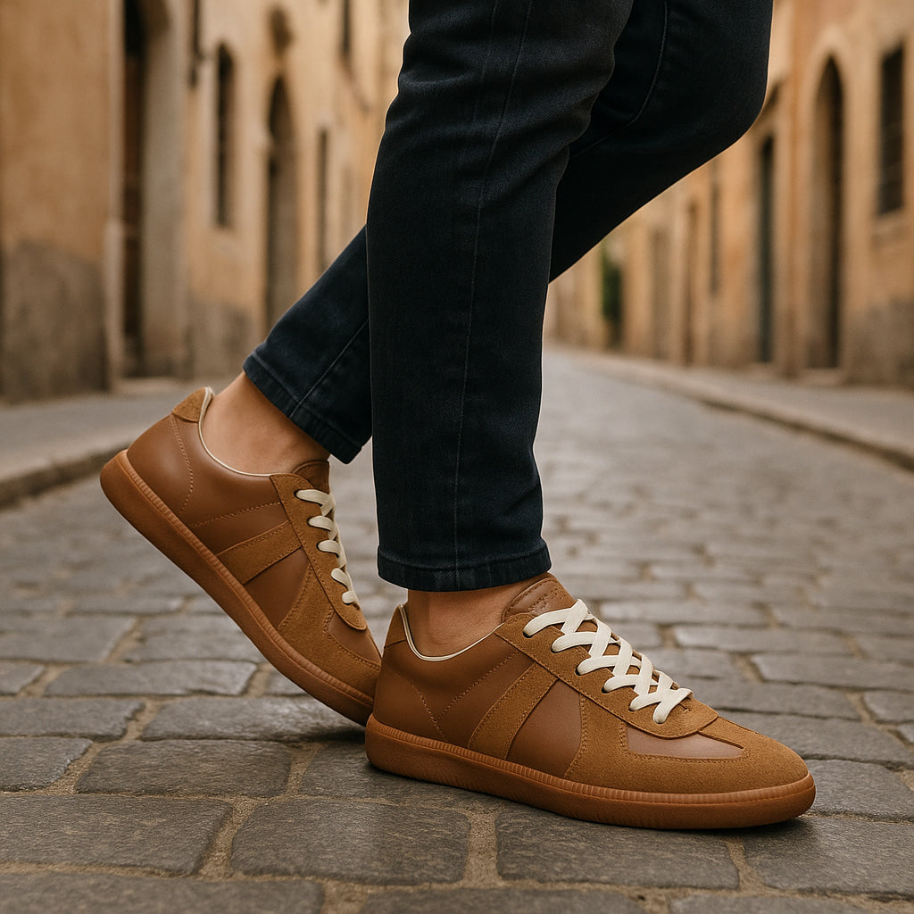 Herren Sneaker mit rutschfester Sohle für Alltag und Freizeit