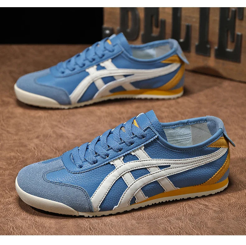 Herren Sneaker mit Wildleder und Kontraststreifen und Retro Runner
