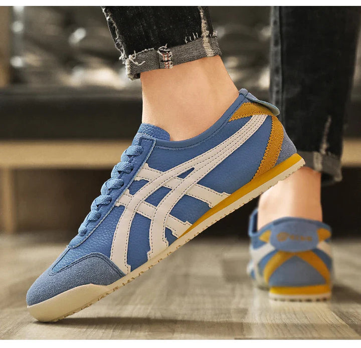 Herren Sneaker mit Wildleder und Kontraststreifen und Retro Runner