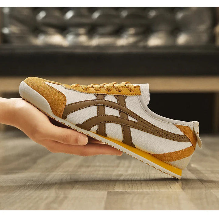 Herren Sneaker mit Wildleder und Kontraststreifen und Retro Runner