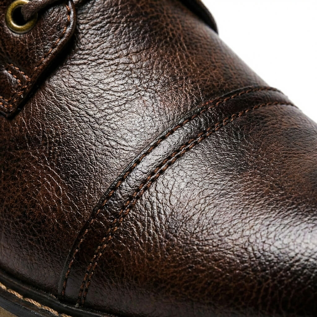 Herren Stiefel mit Schnürung und Kontrastsohle
