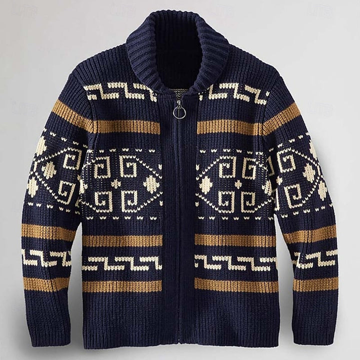 Archer | Heritage Patterned Cardigan