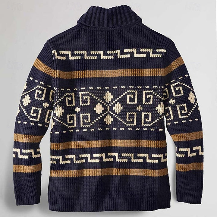 Archer | Heritage Patterned Cardigan