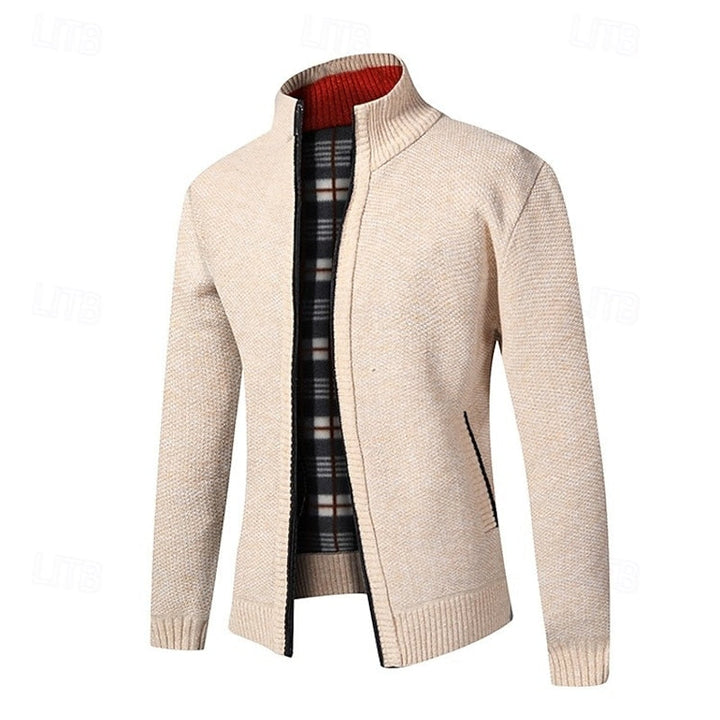 Sawyer | Stand-Collar Zip Cardigan