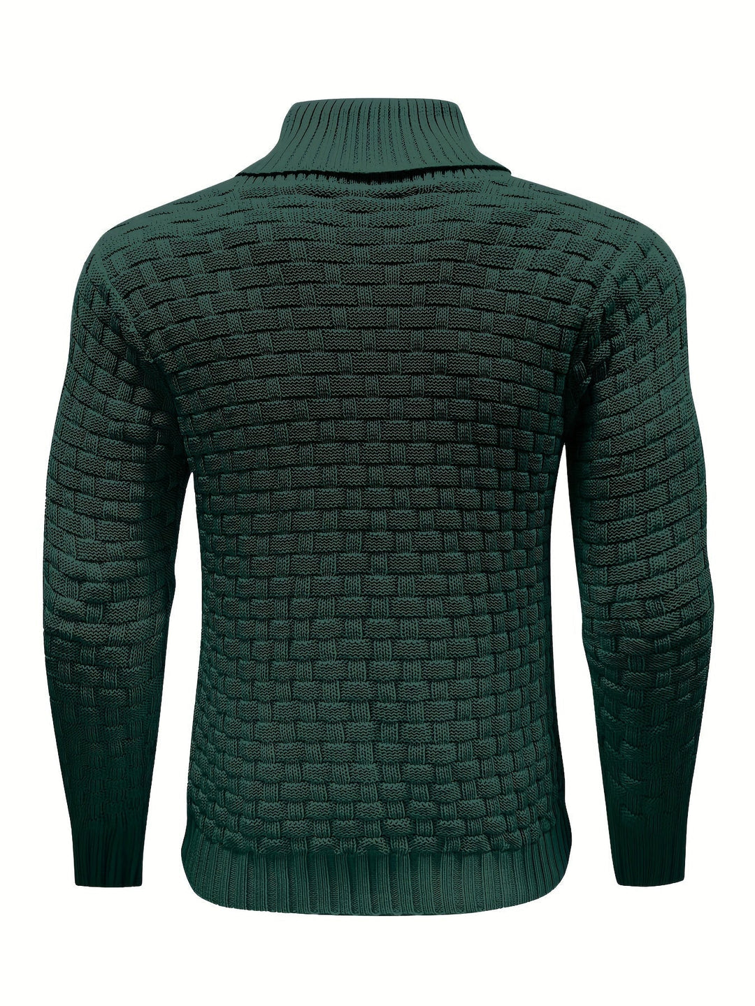 Herren Strickpullover mit Waffelstruktur