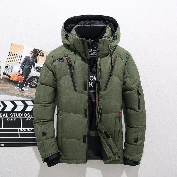 Herren wattierte Winterjacke