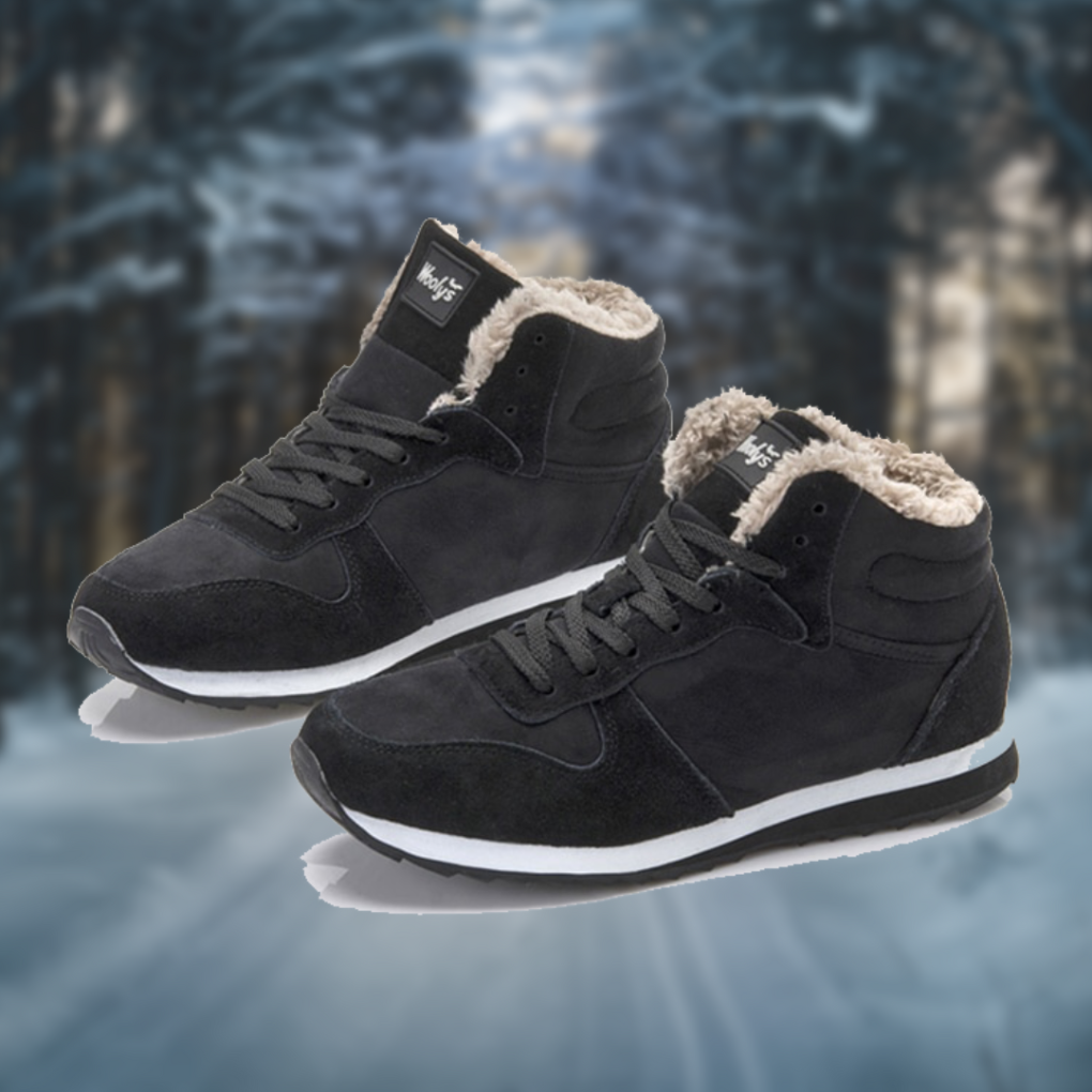 Herren Winterboots mit Schnürung und Teddyfutter