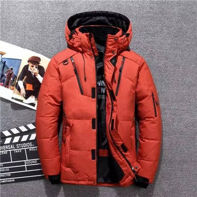 Herren Winterjacke mit Kapuze und Steppung