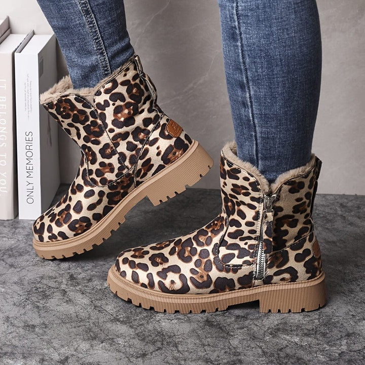 Damen Winterstiefel Gefüttert Stiefeletten Warme Winterschuhe